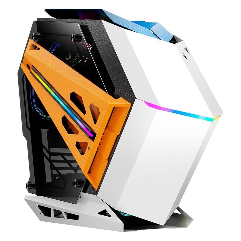 Gabinete Gamer Rise Mode Zeus Glass 03, Mid Tower, Leds